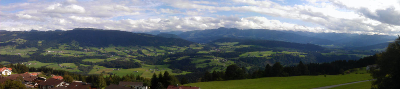 Panoramablick Allgu